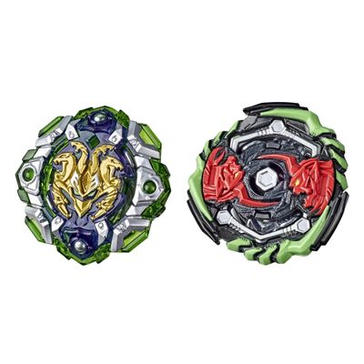 Bey Blade Burst Rise Hypersphere Dual Pack Monster Ogre O5 and Engaard E5-2 Right-Spin Battling Top Toys, Ages 8 and Up