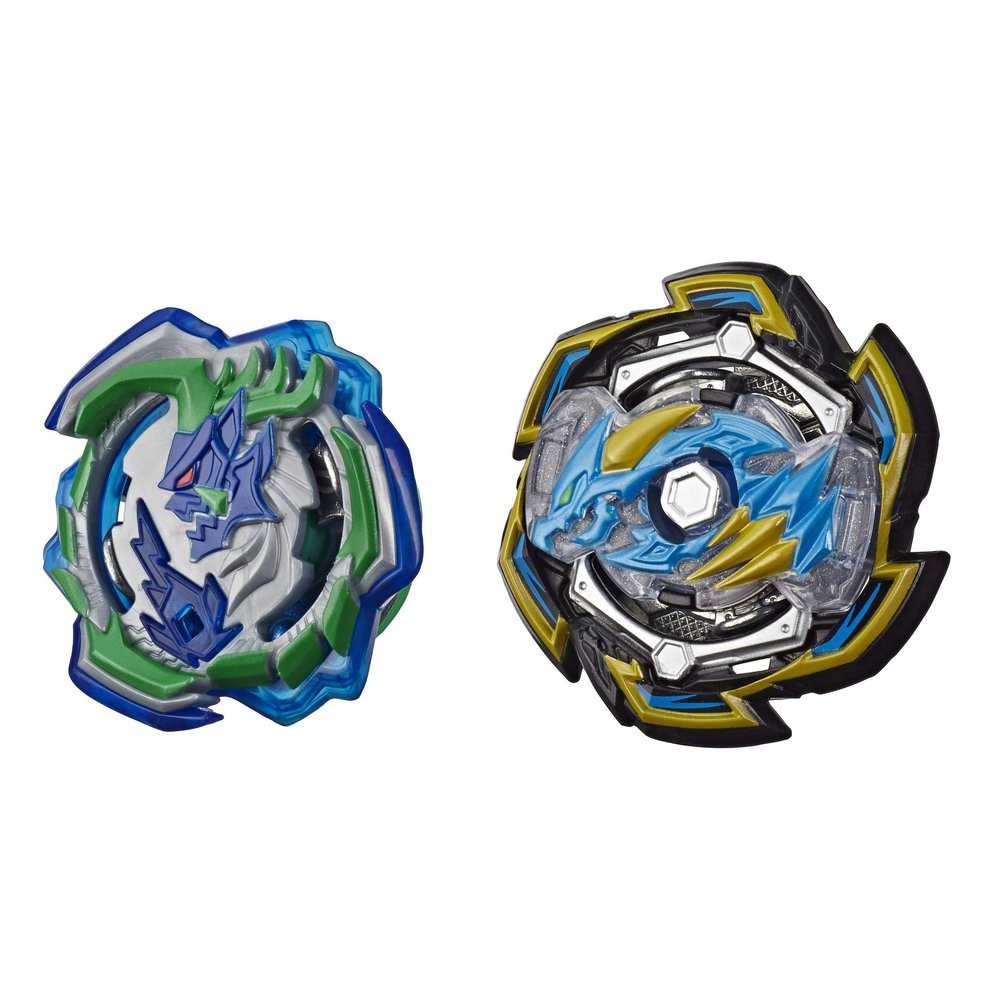 Bey Blade Burst Rise Hypersphere Dual Pack Rock Dragon D5 & Ogre O5-2 Right-Spin Battling Top Toys, Ages 8 & Up