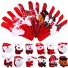 Aneco 24 Pack Christmas Slap Bracelets Slap Bands Toys Santa Claus Snowman Reindeer Bear Slap Bracelet for Christmas Party Favors view 1