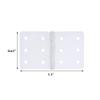AONTOKY 25Pcs Pinned Nylon Hinges Parts for RC Airplane Plane Model Aircraft KT Board Fixed Wing Model Plane view 2
