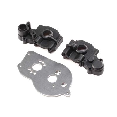 Losi Transmission Case & Motor Plate Mini-T 2.0 LOS212017 Elec Car/Truck Replacement Parts