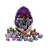 Nemesis Now Geode Gathering 36 Piece Light Up Dragon Egg Set 24.8cm, Large Light Up Dragon Egg Geode, Home to 36 Small Multi-Coloured Dragonlings, Cast in The Finest Resin, Expertly Hand-Painted view 1