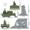 BMC Classic Army Corps of Engineers Bulldozer Building Plastic Army Men Playset view 2