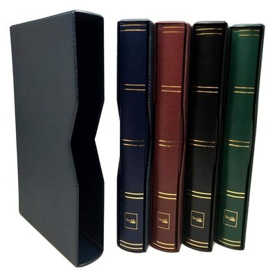 Prophila Slipcase for stockbook stamp album 60 and 64 sides blue