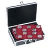 Lighthouse Coin case Cargo S6 for 120 10- / 20-Euro Coins in Capsules, Black/Silver view 1