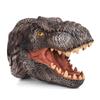 Gemini&Genius Dinosaur Toys Tyrannosaurus Rex Hand Puppets Large Soft Rubber T-Rex Head Hand Puppet Animal Toys for Role Play Storytelling Cake Topper for Kids view 4