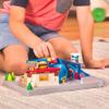 Driven by Battat  Gas Station & Drive-Thru Restaurant Playset with Food Truck  Toy with Moving Parts  Compatible with Pocket Series Tracks  for Kids Ages 3+ view 2
