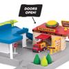 Driven by Battat  Gas Station & Drive-Thru Restaurant Playset with Food Truck  Toy with Moving Parts  Compatible with Pocket Series Tracks  for Kids Ages 3+ view 4