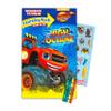 Set of 15 Kids Play Packs Fun Party Favors Coloring Book, Crayons, Stickers, Loot Bags, More (Blaze and the Monster Machines) view 2