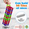 Hurtle Magnetic Building Blocks for Kids - Preschool Learning Toys Shapes Block Educational Magnet Tiles Kids Toy Set w/car Accessories - Safe Magnetic Blocks for 3 Year Old & Up view 3