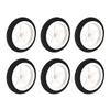 UXCell RC Model Plane Aircraft Wheel - Micro Sport Wheel 0.07 Inch X 3 Inch - 6PCS view 1