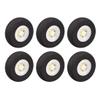 uxcell RC Model Plane Aircraft Wheel Micro Sport Wheel 0.15 Inch X 2.36 Inch - Wheel 6PCS view 1
