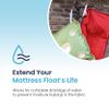 Hanging Pool Float Storage Mattress Rack - Convenient Holder by Float Storage, Sturdy Furniture Grade PVC 3 Arm Rack for Easy Air Drying and Cleaning (White) view 3