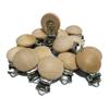 20pcs/lot Metal Wooden Suspender Pacifier Clips Solid Color Dummy Holders Cute Soother Clasps DIY Pacifier Chain Accessories (3.5cm withouthole) view 1