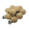 20pcs/lot Metal Wooden Suspender Pacifier Clips Solid Color Dummy Holders Cute Soother Clasps DIY Pacifier Chain Accessories (3.5cm withouthole) view 4