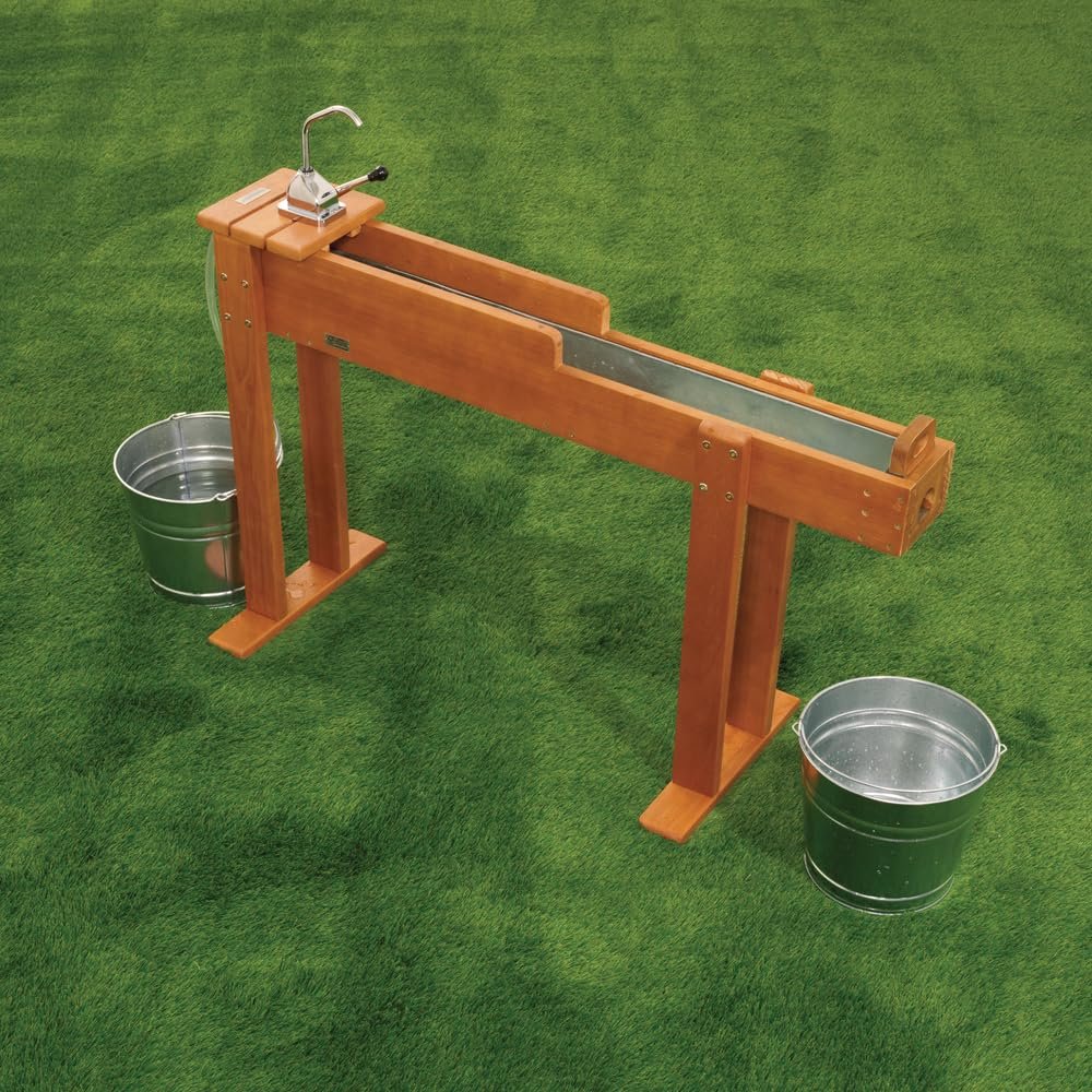 Excellerations Outdoor Water Trough Toy for Kids, Water Table, Sensory Table, Sand and Water Table, Sensory Table for Toddlers, Water Play, Outdoor Water Trough, Outdoor Play