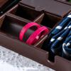 10 Pack Burgundy Ribbon Silicone Bracelets/Wristbands  Burgundy Bracelets for Myleoma Awareness, Sickle Cell Anemia, Meningitis Awareness, Hospice Awareness & More view 2
