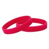 25 Pack Burgundy Ribbon Silicone Bracelets/Wristbands  Burgundy Bracelets for Myleoma Awareness, Sickle Cell Anemia, Meningitis Awareness, Hospice Awareness & More view 1