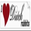All Things Bunnies I Love Dutch Rabbits Bumper Sticker view 1
