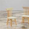 1:12 Dollhouse Miniature Handmade Bamboo Chair Home Yard Furniture; Lot 4 Chairs; High 3" view 3