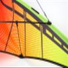 Jazz 2.0 Dual-line Sport Kite, Infrared, Ready to Fly with Flying Lines, Wrist Straps, Winder, Instructions, and Storage Bag view 4