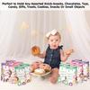 Levfla 24 PCS Donut Candy Bags Sprinkles Goodie Bags Thanks A Hole Bunch Stickers Sweet Doughnut Favor Ideas Kids Birthday Party Bash Decoration Supplies view 2