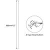 uxcell 1.5mm x 300mm (12 Inch) Steel Z Pull/Push Rods Parts for RC Airplane Plane Boat Replacement (Pack of 10) view 2