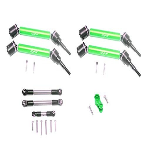 Stainless Steel TIE Rod+25T SERVO Horn&Steel F+R Adjustable CVD Drive Shaft -20PC Set