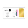 Blue Sky Stay Chic Stationary Starter Pack, Includes Gel Pen, Sticker Sheets, Sticky Flag Pads, Highlighter, Washi Tape, Zipper Pouch view 1