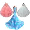 Lance Home 3Pcs Handmade Clothes Vintage Dress for 29cm Doll Wedding Noble Party Dresses Gown Outfit Costume Suit for 11.5 inch Dolls view 1