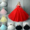 Lance Home 3Pcs Handmade Clothes Vintage Dress for 29cm Doll Wedding Noble Party Dresses Gown Outfit Costume Suit for 11.5 inch Dolls view 2