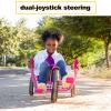 Mobo Mity Sport Safe Tricycle. Toddler Big Wheel Ride On Trike. Pedal Car, Pink, Large view 3