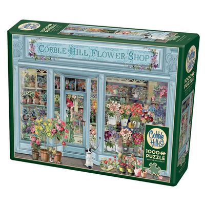 Cobble Hill 1000 Piece Puzzle - Parisian Flowers - Sample Poster Included