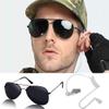 Twdrer 2-Piece Spy Agent Costume Set with Earpiece & Sunglasses, Secret Service Security Guard Accessories for Men Wome, Halloween Cosplay Party view 4