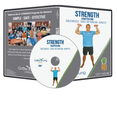 Grow Young Fitness Strength Exercise DVD for Seniors - Build Muscles and Burn Fat - Chapter One Senior Exercises DVD