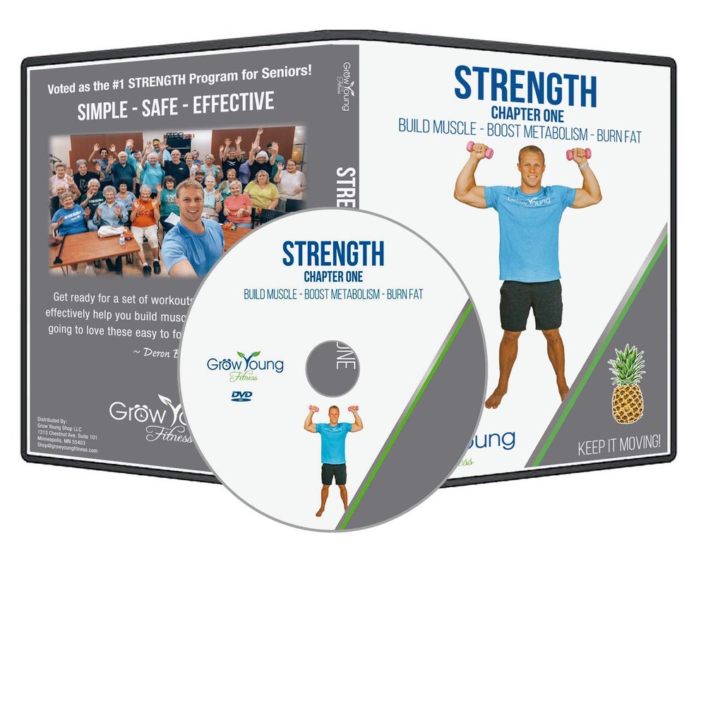 Grow Young Fitness Strength Exercise DVD for Seniors - Build Muscles and Burn Fat - Chapter One Senior Exercises DVD
