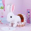 Liberty Imports Plush Bunny Rabbit Pet Electronic Toy - Walking, Hopping, Wiggle Ears, Twitch Nose, Sounds for Kids view 4