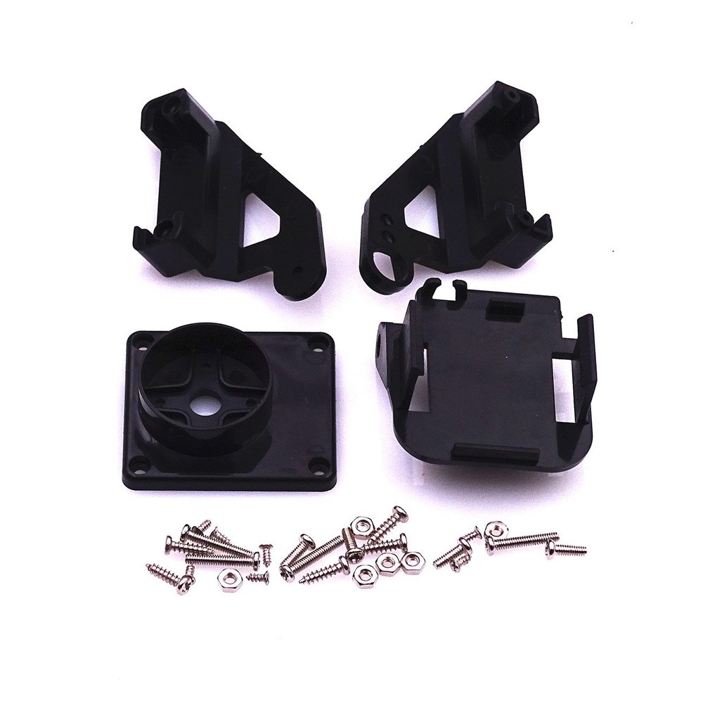 10sets Servo Bracket PT Pan/Tilt Camera Platform Anti-Vibration Camera Mount for Aircraft FPV Dedicated Nylon PTZ for 9G SG90