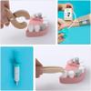 UMU Wooden Doctor Kit for Kids  18 pcs Doctor and Dentist Play Set for Toddlers with Stethoscope, Syringe, Tooth Model & More  Medical Pretend Play Toy for Boys and Girls Ages 3 4 5 6 view 3