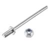 uxcell 5/16 Inch Diameter x 3 Inch Length Landing Gear Steel Axle Shaft Drive Axle with Nuts for RC Airplane - 4PCS view 3