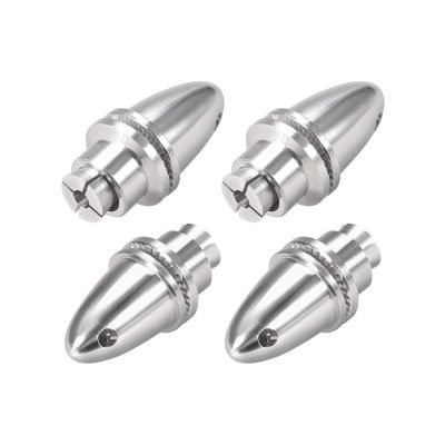 uxcell 4PCS RC Airplane Spinners Propeller Adapter Saver for Shaft Brushless Motor (3.17mm Aperture and 6mm Output Axle)