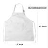 SATINIOR 8 Set Kids Apron and Chef Hat Set Kids Apron with 2 Pockets Adjustable for Boys Girl's Cooking Baking Painting (White, S for 2-6 Age) view 2