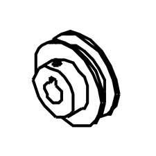 JPW Motor Pulley JWBS-16 (JWBS16-225)