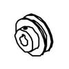 JPW Motor Pulley JWBS-16 (JWBS16-225) view 1