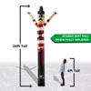 LookOurWay Air Dancers Inflatable Tube Man Attachment - 20 Feet Tall Wacky Waving Inflatable Dancing Tube Guy for Business Promotion - Blower Not Included - Character Themed - Pirate view 3