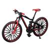 YEIBOBO ! Alloy Mini Downhill Mountain Bike Toy, Die-cast BMX Finger Bike Model for Collections (Black/Red) view 1