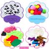 WATINC 6Pcs Hand Puppet Making Kit, Art Craft Felt Sock Puppet Toys, Creative DIY Make Your Own Pompoms Wiggle Googly Eyes Storytelling Role Play Party Supplies Gift for Girls Boys (Animals) view 2