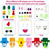 WATINC 6Pcs Hand Puppet Making Kit, Art Craft Felt Sock Puppet Toys, Creative DIY Make Your Own Pompoms Wiggle Googly Eyes Storytelling Role Play Party Supplies Gift for Girls Boys (Animals) view 3