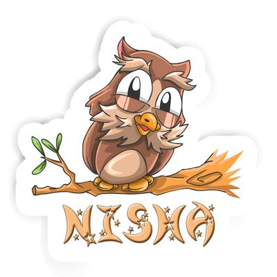 Nisha Owl Sticker (Large, 14x9.8 inch)