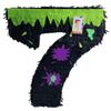 20" Large Number Seven Slime Pinata Slime Themed Birthday Party Decoration Slime Birthday Supplies Seventh Birthday view 1